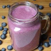 Strawberry, banana, blueberry smoothie
