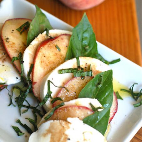 peach caprese