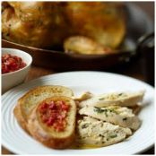 Roast Chicken with Romesco Sauce