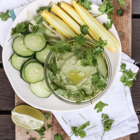 Spicy Cilantro Hummus