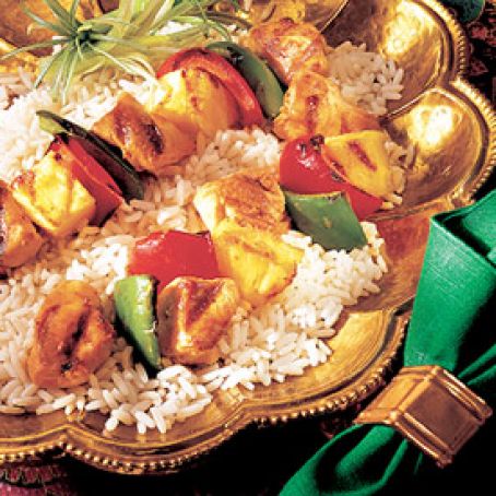 Polynesian Chicken Kabobs
