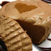 No-bake Chocolate Cheesecakes for Two