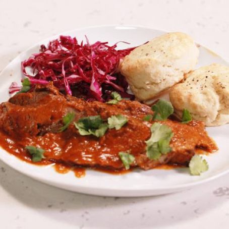 Mexican Brisket and Biscuits