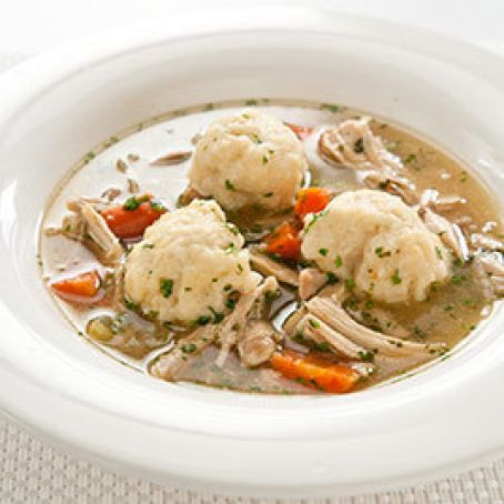 Lighter Chicken and Dumplings