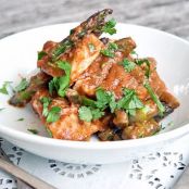 Chicken with Coconut-Lime Peanut Sauce