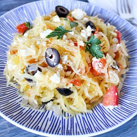 Greek Style Spaghetti Squash