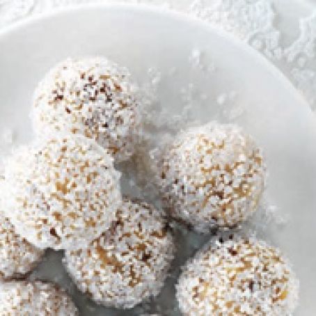 Bourbon Pecan Snowballs