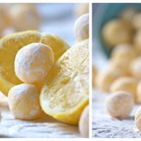 White Chocolate Lemon Truffles