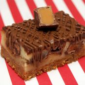 Rolo Cheesecake Bars