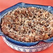 Creamy Maple Walnut Bread Pudding