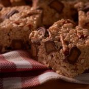 Pretzel Peanut Butter Rice Crispy Treats
