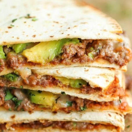Cheesy Avocado Quesadillas