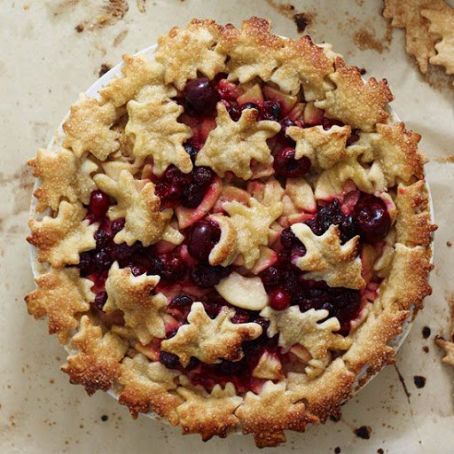 Carmel Apple Cherry Pie