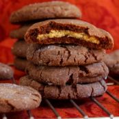 Chocolate Peanut Butter Surprise Cookies
