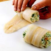 Sole Rollups With Spinach And Feta