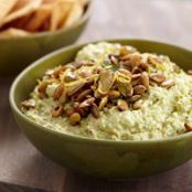 Chipotle Queso with Pumpkin Seeds and Honey