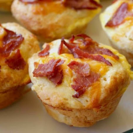 Bacon, Egg & Cheese Biscuit Muffins