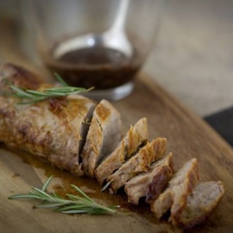Pork Tenderloin with a Balsamic Reduction