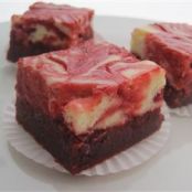 Red Velvet Cheesecake Swirl Brownies