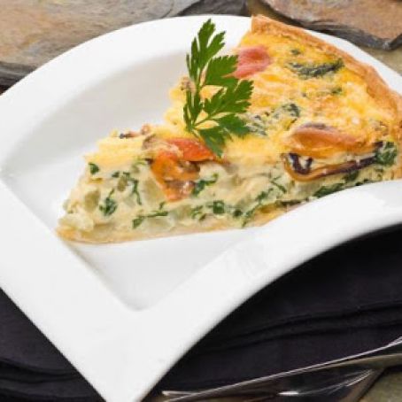 QUICHE DE MEJILLONES Y ESPINACAS
