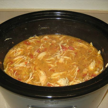 Creamy Chicken Tomato Soup (Slow Cooker)