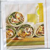 Spinach Salad Wraps