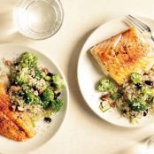 Spiced Cod With Broccoli-Quinoa Pilaf