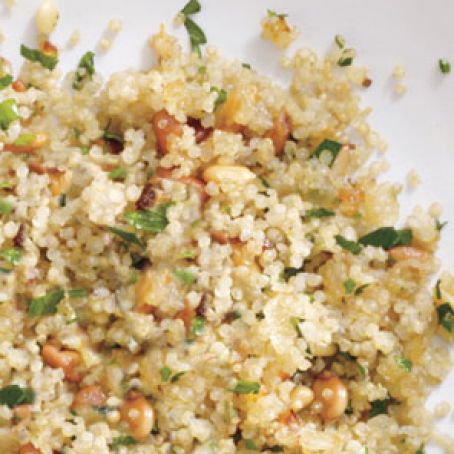 Quinoa Pilaf with Pine Nuts