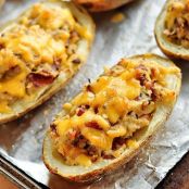 Bacon-Cheddar Twice Baked Potatoes