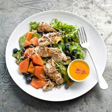 Papaya and Coconut Chicken Salad