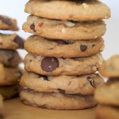 Chunky Peanut, Chocolate, and Cinnamon Cookies