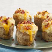 Roasted Garlic Twice-Baked Potatoes