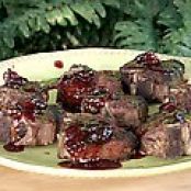 Grilled Rack of Lamb with Fig-Cascabel Sauce