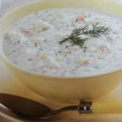 Cauliflower and Crab Chowder