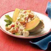 Chicken Cantaloupe Orzo Salad