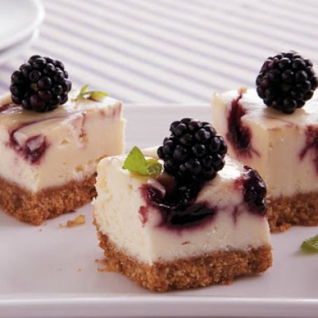 Blackberry Cheesecake Bites