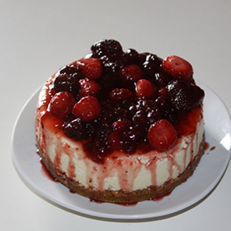 Slow-Cooker Sour Cream Cheesecake