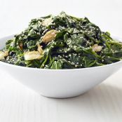 Garlic Sesame Spinach (Food Network Mag)