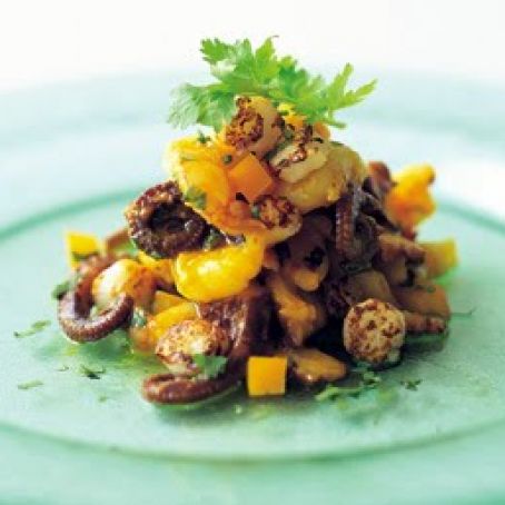 CEVICHE DE PULPO EN VERDE