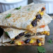 Black Bean and Corn Quesadillas