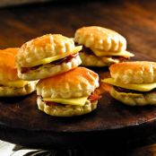 Aged Cheddar and Bacon in Puff Pastry