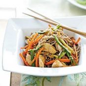 Soba Noodles with Chicken and Vegetables