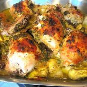 Baked Artichoke Chicken
