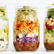 Burrito Bowl Mason Jar Salad