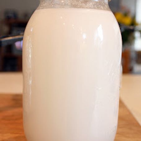 Homemade coconut milk