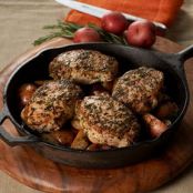 One-Pot Rosemary Pork Chops & Potatoes