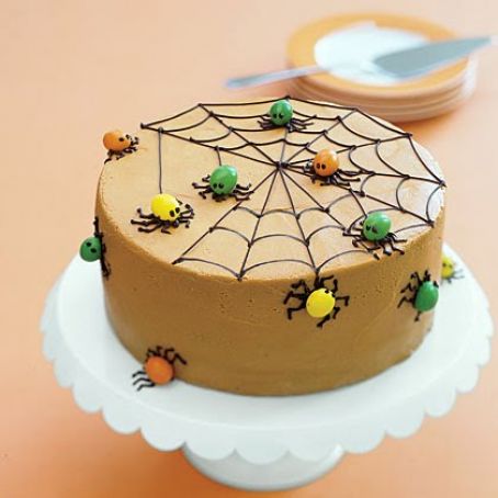 Spiderweb Spice Apple Cake