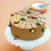 Spiderweb Spice Apple Cake
