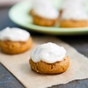 Pumpkin Spice Cookies with Cream Cheese Frosting
