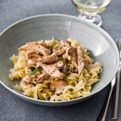 Chicken in Tarragon-Mustard Cream Sauce